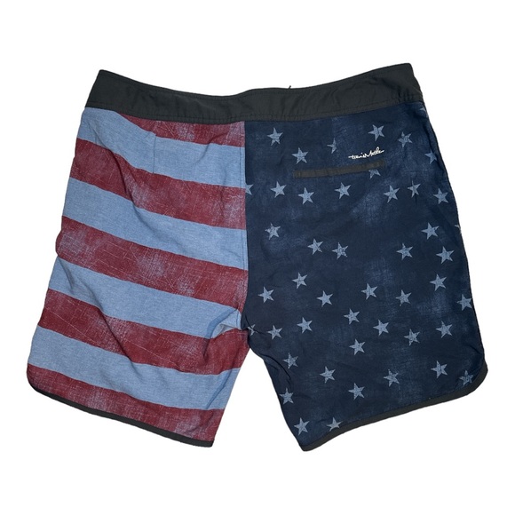 Travis Mathew American Flag Swim Trunks - Picture 3 of 9